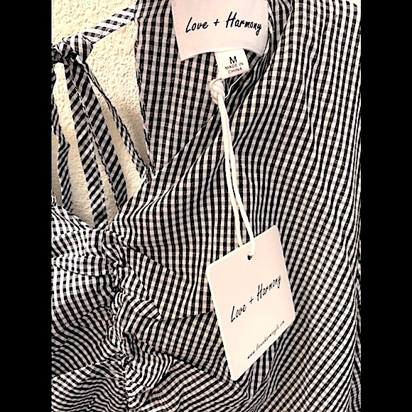 *SALE* NWT Love + Harmony Gingham Dress - Picture 5 of 9
